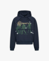 BINARY INSIDEOUT HOODIE NAVY BLUE