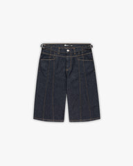 V-LOGO RAW JORTS