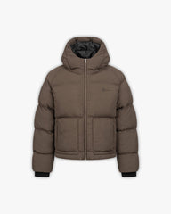 PUFFER JACKET BROWN