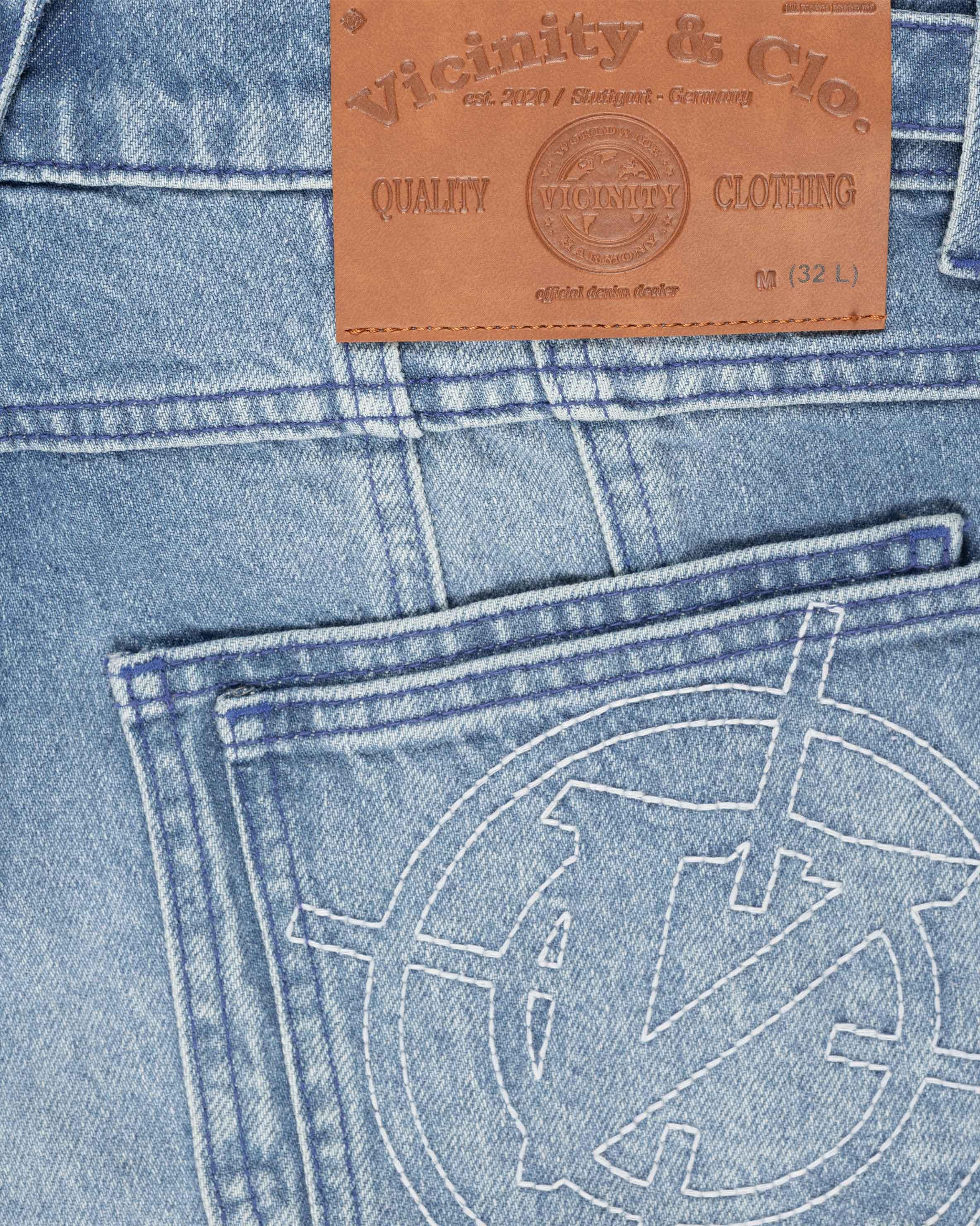 V-LOGO LIGHT BLUE DENIM