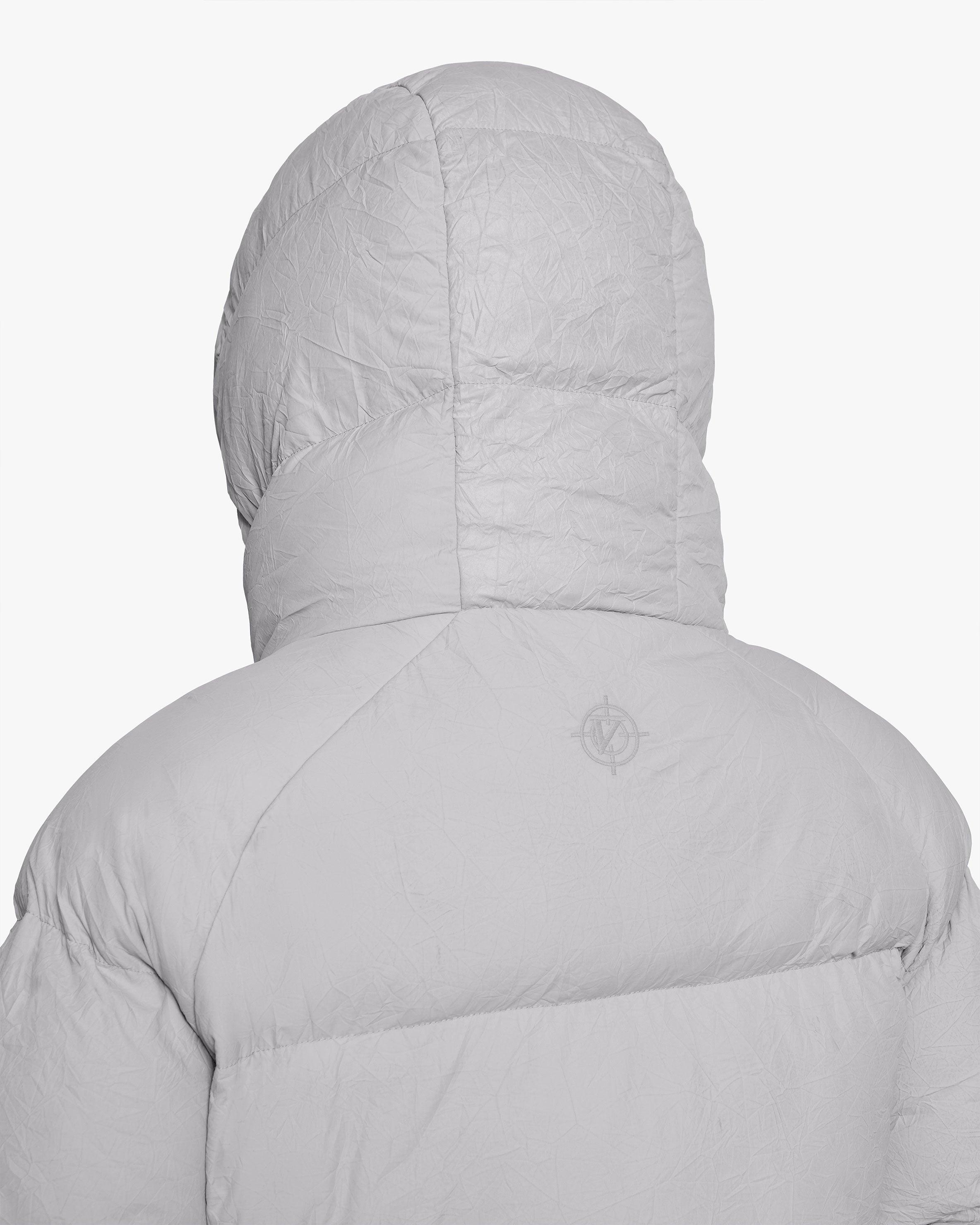 PUFFER JACKET LIGHT GREY
