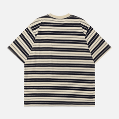 Unique Striped Graphic Tee