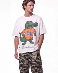 Saint Vanity Gator Tee White
