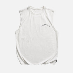 Olive Tree Graphic Cotton Tank Top
