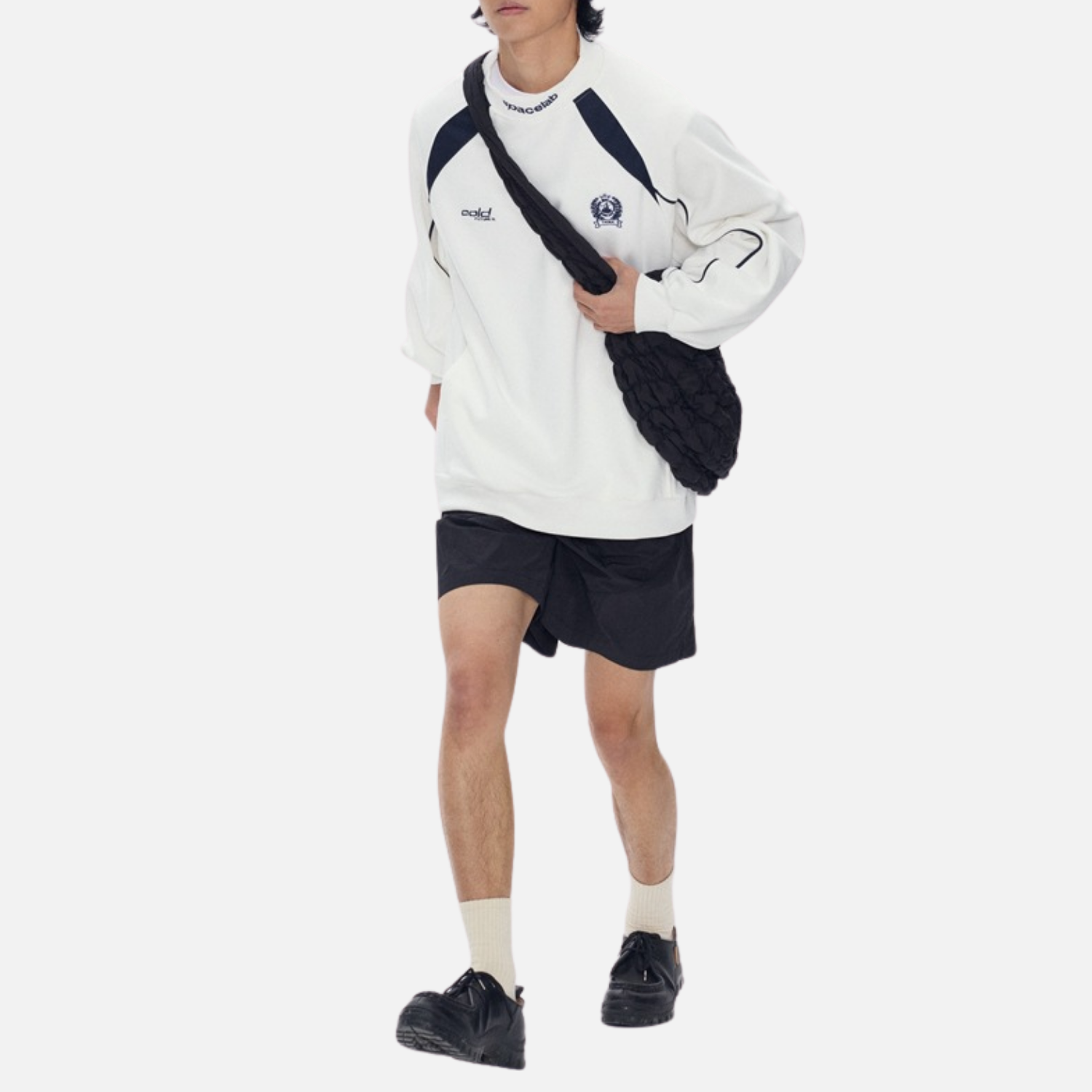 Japanese Colorblock Crewneck Sweatshirt