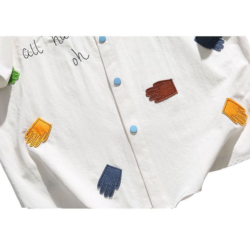 Colorful Cotton Patch Shirts
