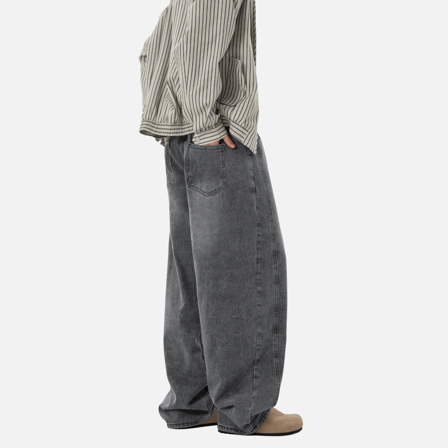 Vintage Washed Baggy Jeans