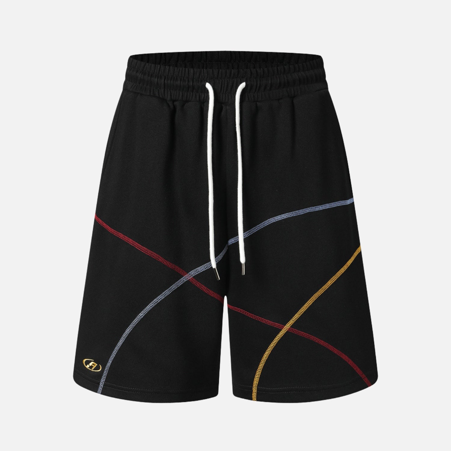Color Contrast Stitch Shorts