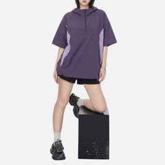 Colorblock Outdoor Hooded Tee