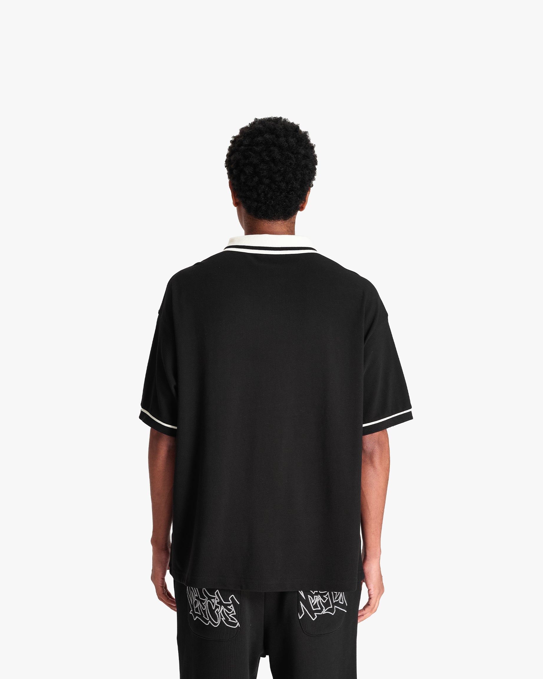 GRAFFITI POLO BLACK