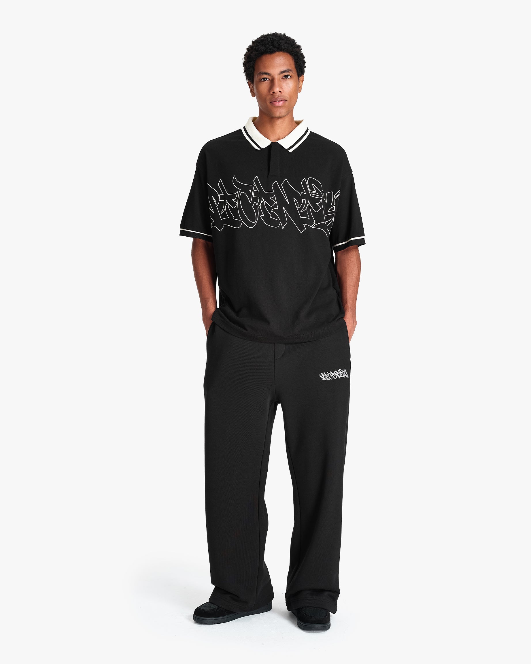 GRAFFITI POLO BLACK