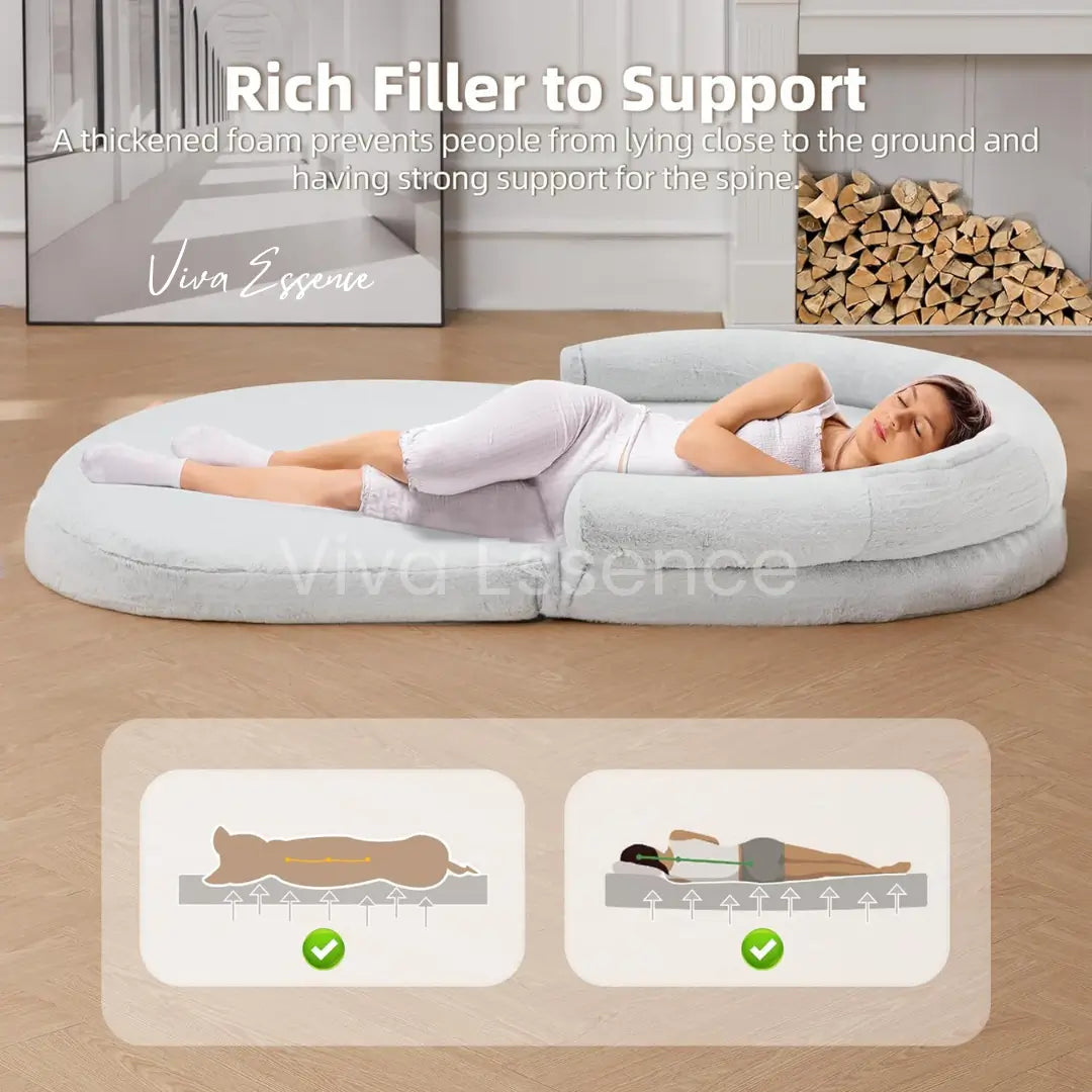 The Human Dog Bed: A Sofa for You & Your Pet