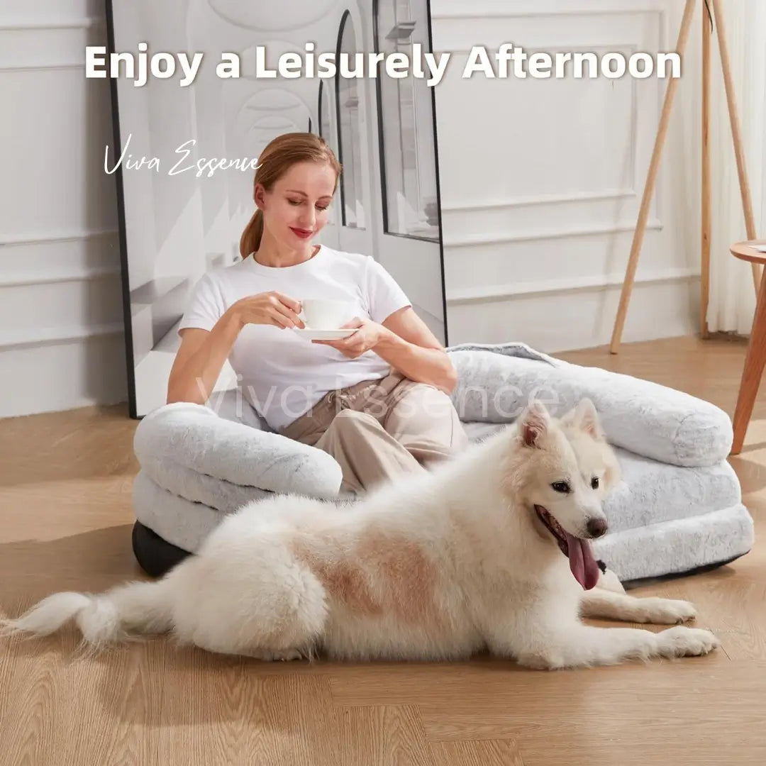 The Human Dog Bed: A Sofa for You & Your Pet