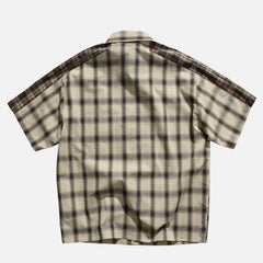 Harajuku Colorblock Plaid Cotton Shirt