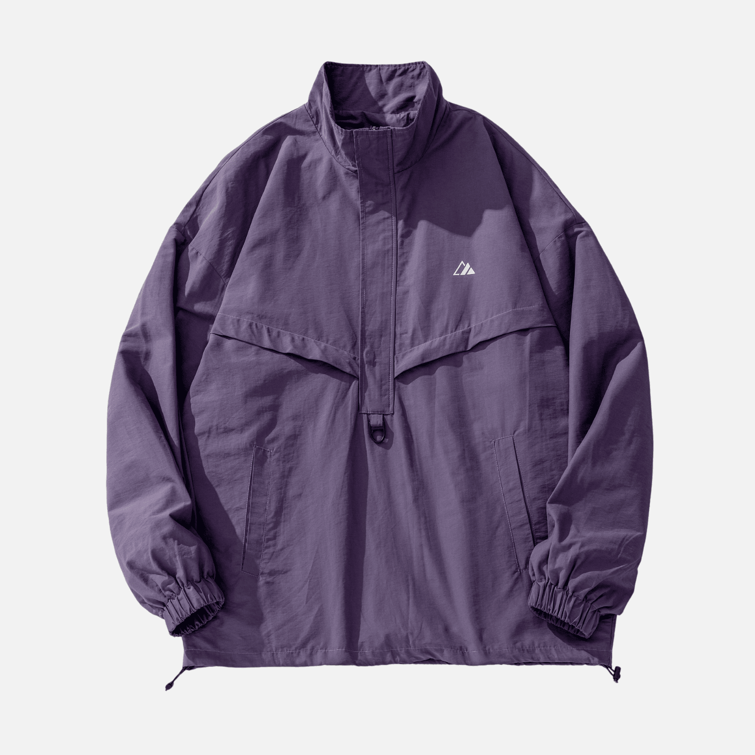Waterproof Textured Half-Zip Tactical Jacket