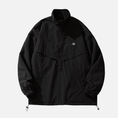 Waterproof Textured Half-Zip Tactical Jacket