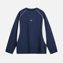 Colorblock Patchwork Long Sleeve T-Shirt