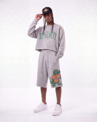 Saint Vanity Gators Long Shorts Grey