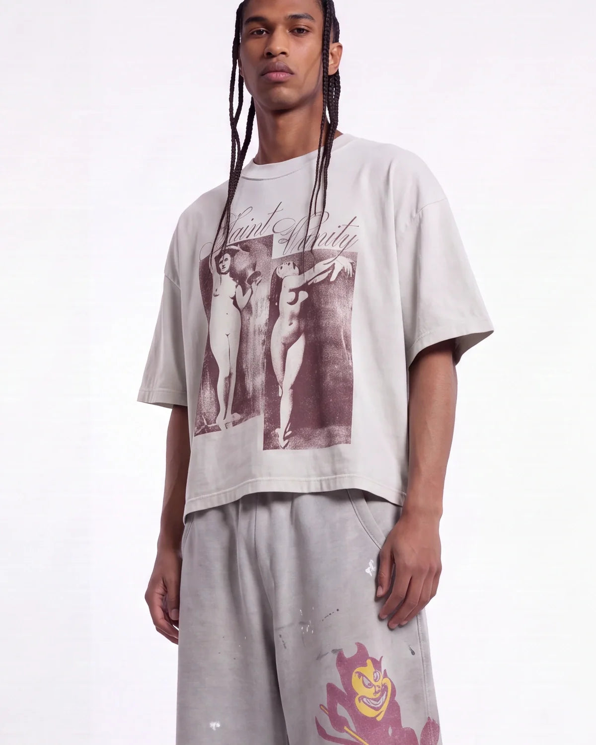 Saint Vanity U-N-I Sex Gemini Tee Cream