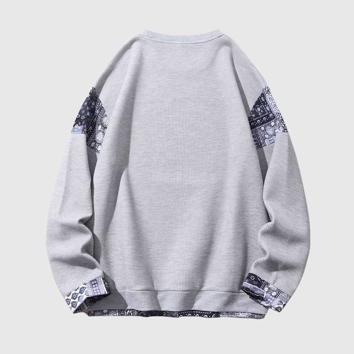 Retro Patterned Sweatshirt