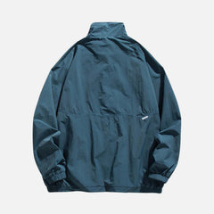 Japanese Workwear Stand-Collar Jacket