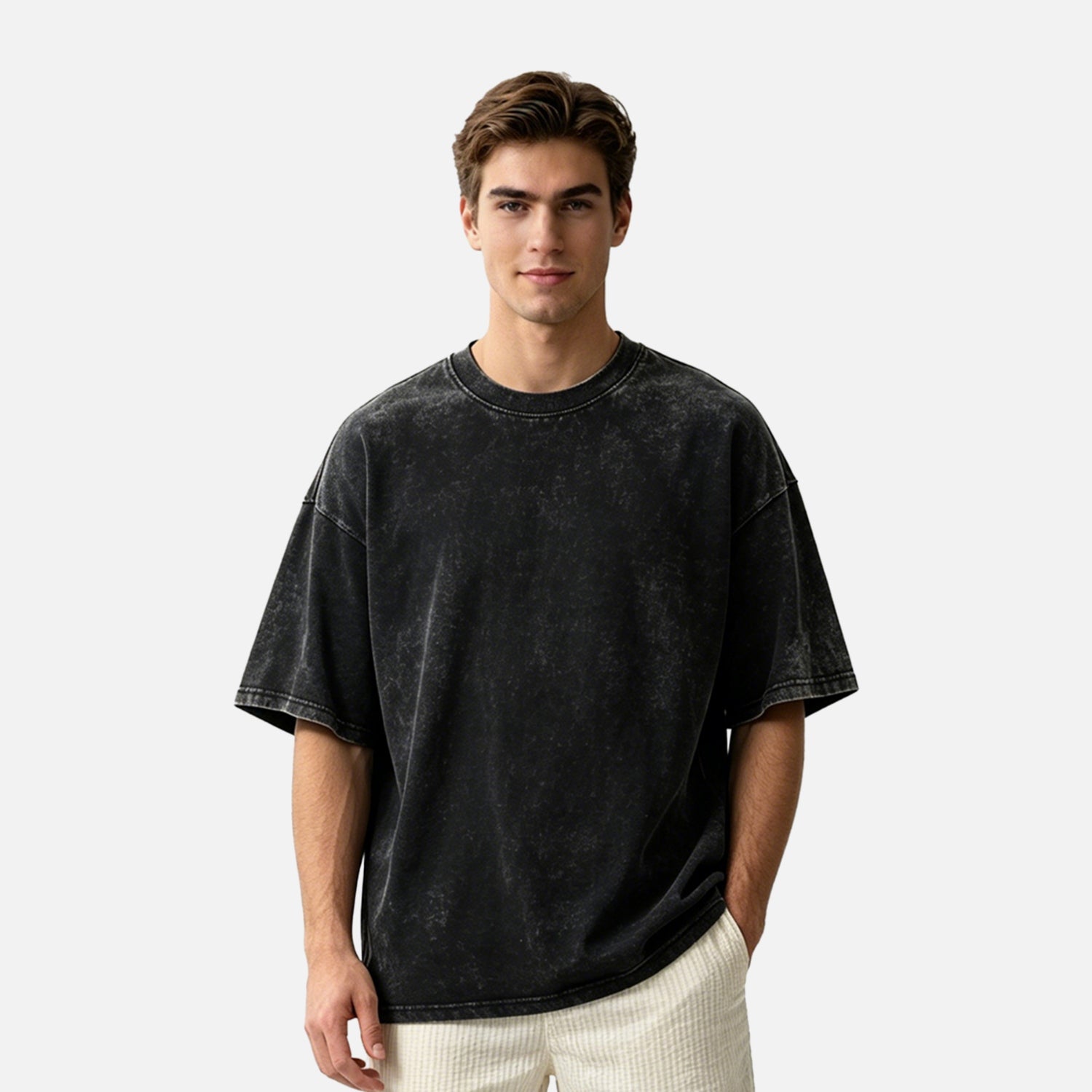 Snowflake Washed Solid Tee