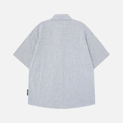 Preppy Plaid Short Sleeve Shirt