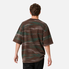 Graphic Colorblock Crewneck Tee