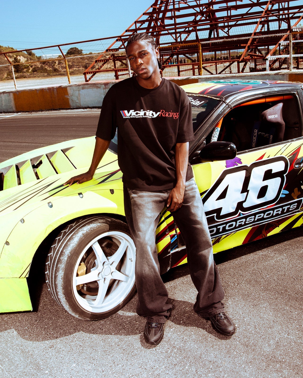 RACING TEE BLACK