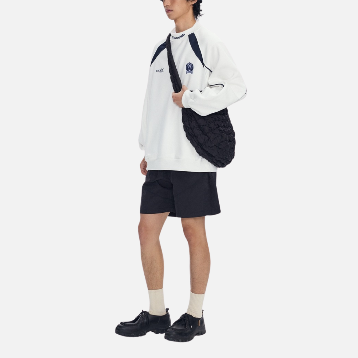 Japanese Colorblock Crewneck Sweatshirt