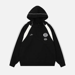 Vintage Colorblock Raglan Hoodie