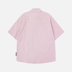 Preppy Plaid Short Sleeve Shirt