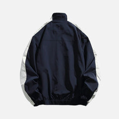 Vintage Varsity Colorblock Track Jacket