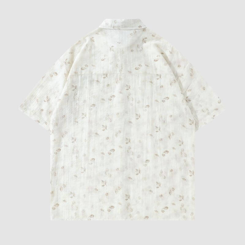 Vintage Floral Full Print Shirts