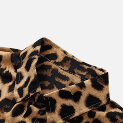 Retro Leopard Print Shirt