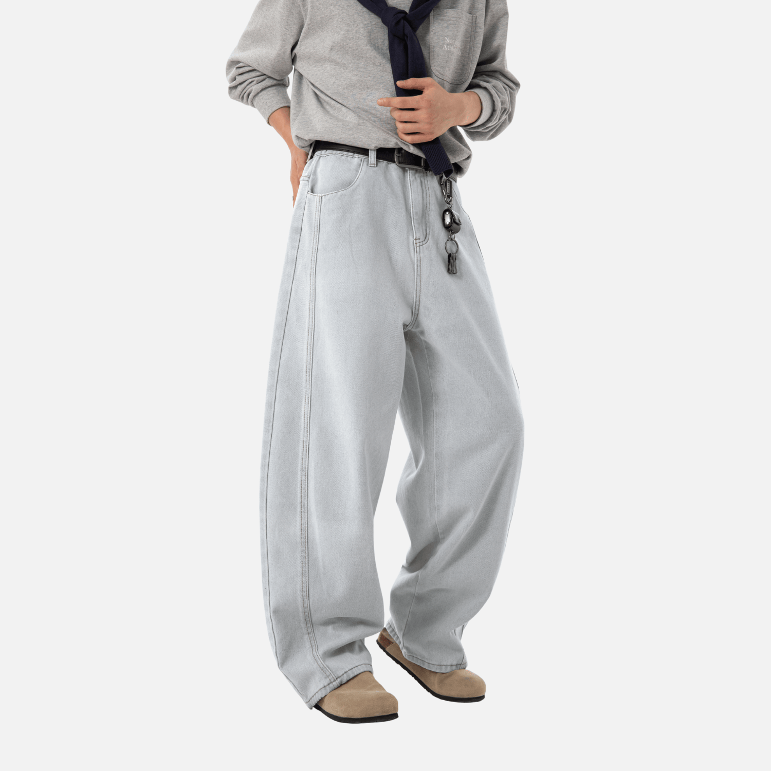 Vintage Washed Baggy Jeans