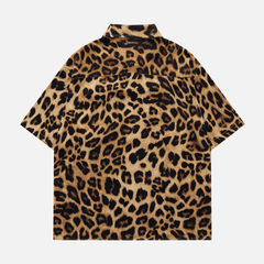 Retro Leopard Print Shirt