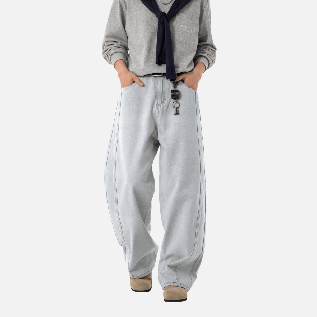 Vintage Washed Baggy Jeans