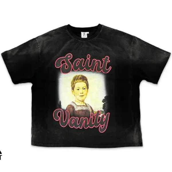 Saint Vanity Vintage Wash Graphic Tee - Oversized Fit