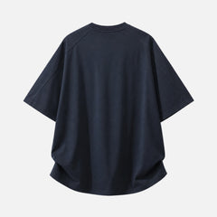 Colorblock Embroidered Cotton T-Shirt