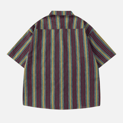 Summer Vintage Striped Shirt