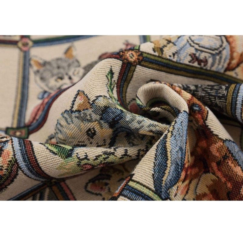 Vintage Cat Embroidered Bomber Jackets