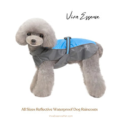 Safe & Dry Reflective Dog Raincoat