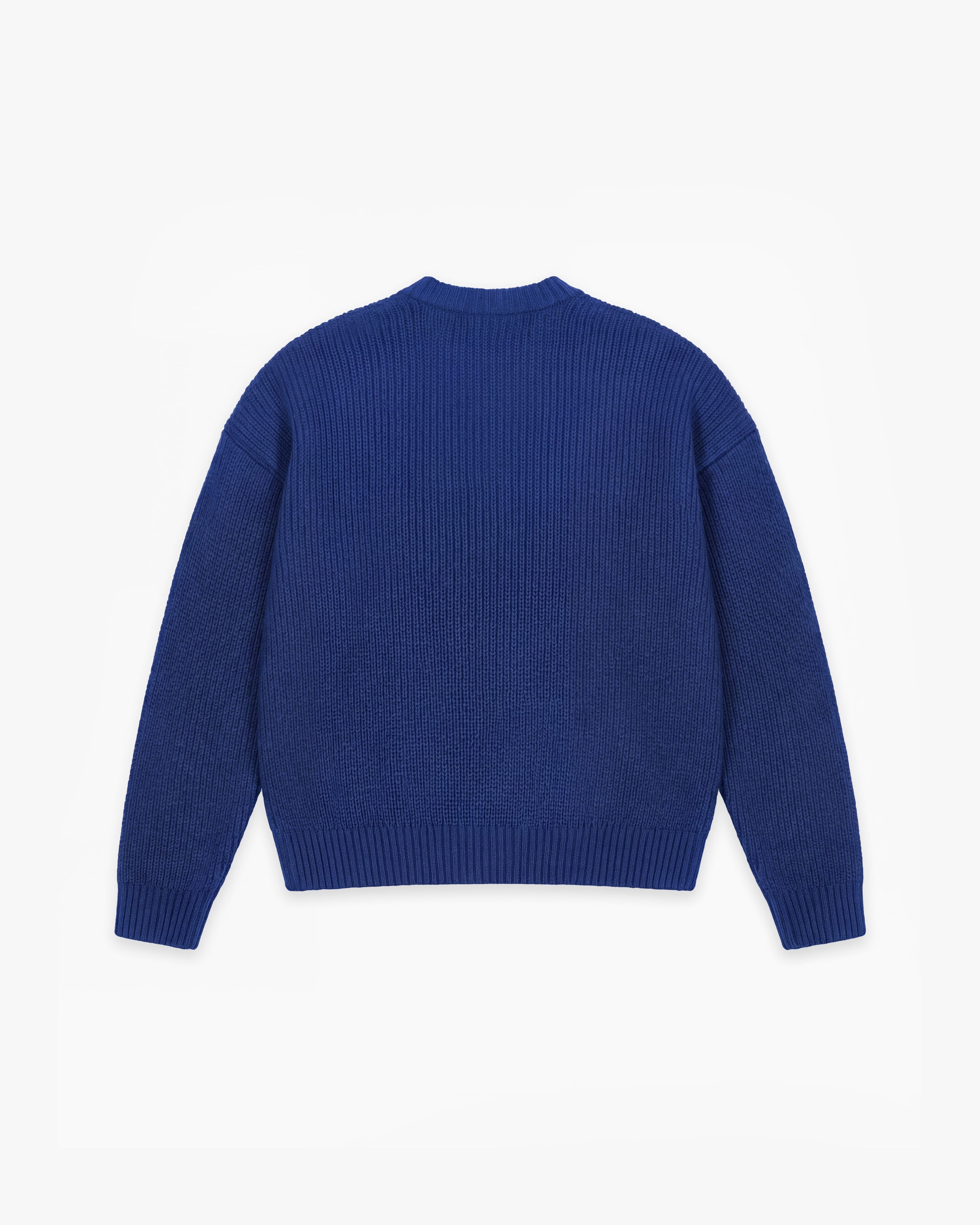 V-LOGO KNITWEAR ROYAL BLUE