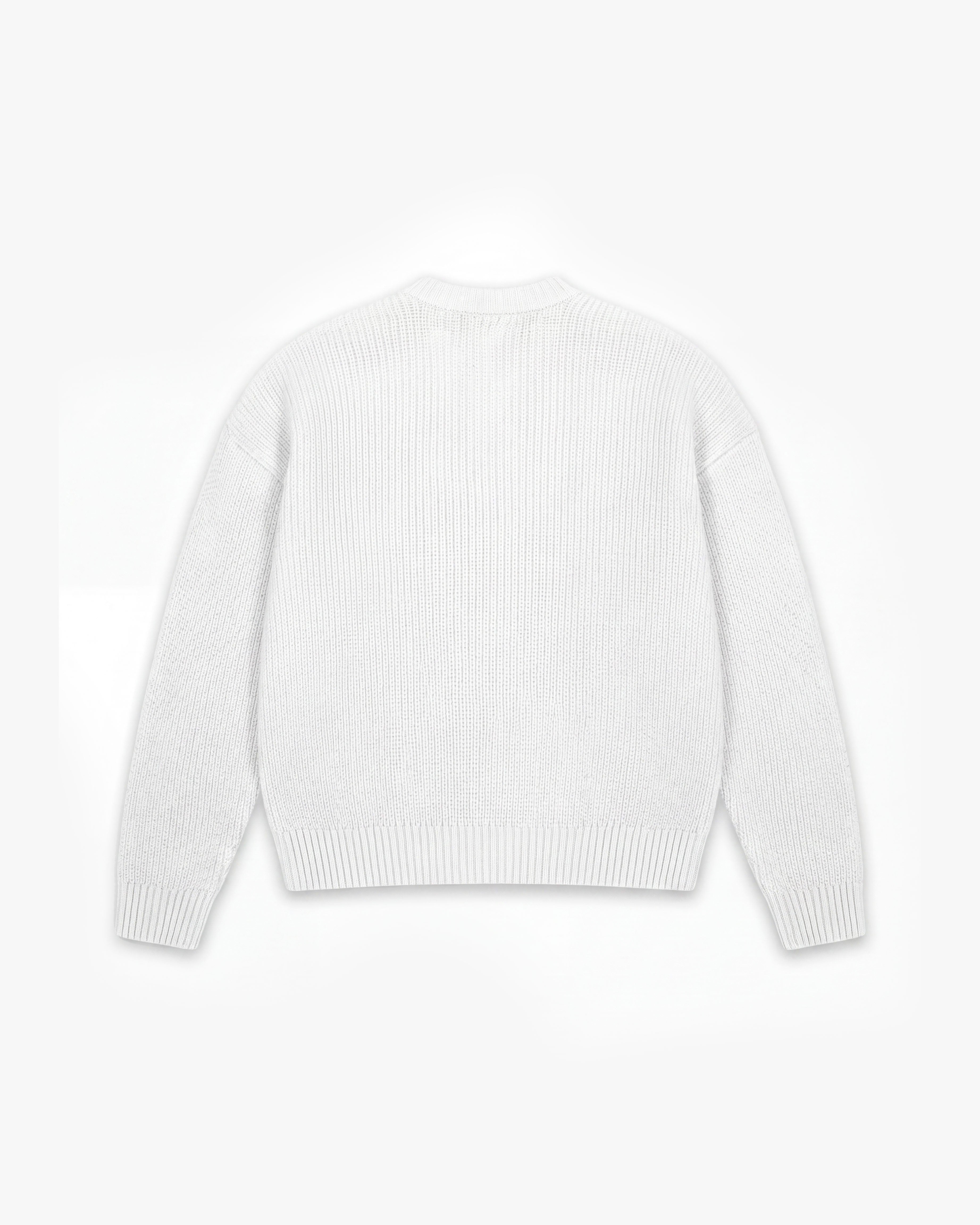 V-LOGO KNITWEAR WHITE