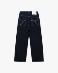 VOLUME DENIM RAW BLUE