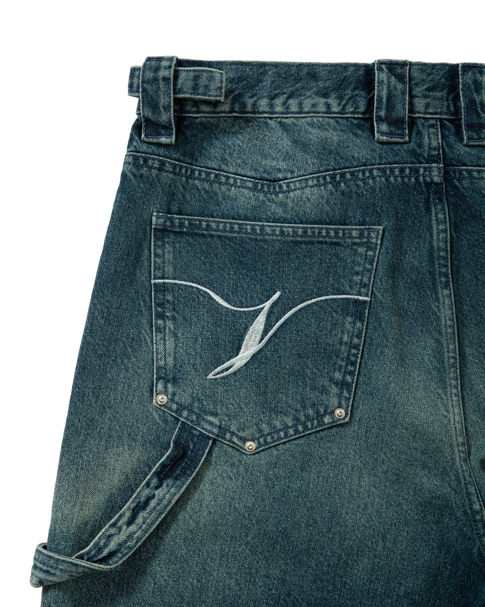 WILD SOUTH DENIM JORTS LAKE