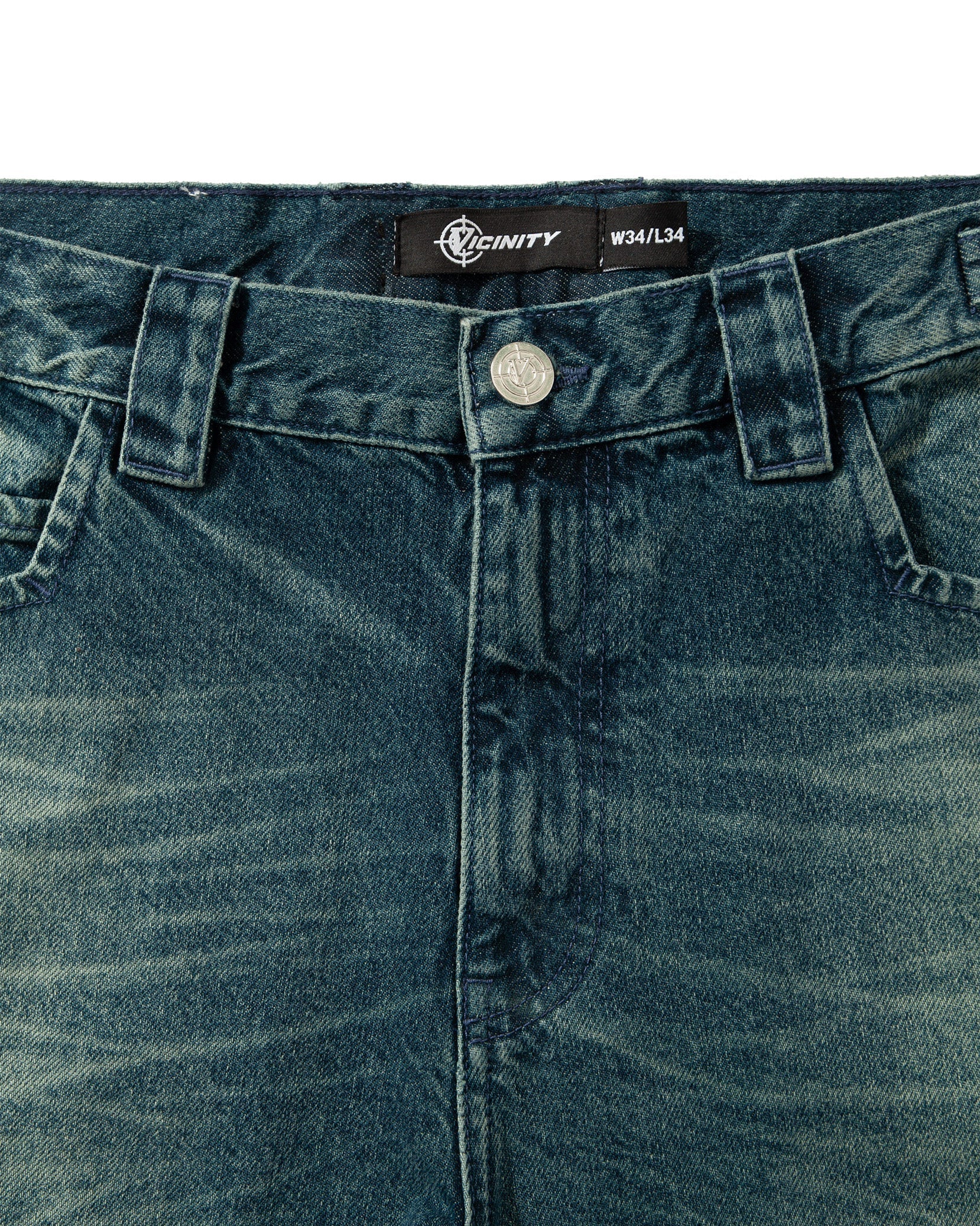 WILD SOUTH DENIM JORTS LAKE