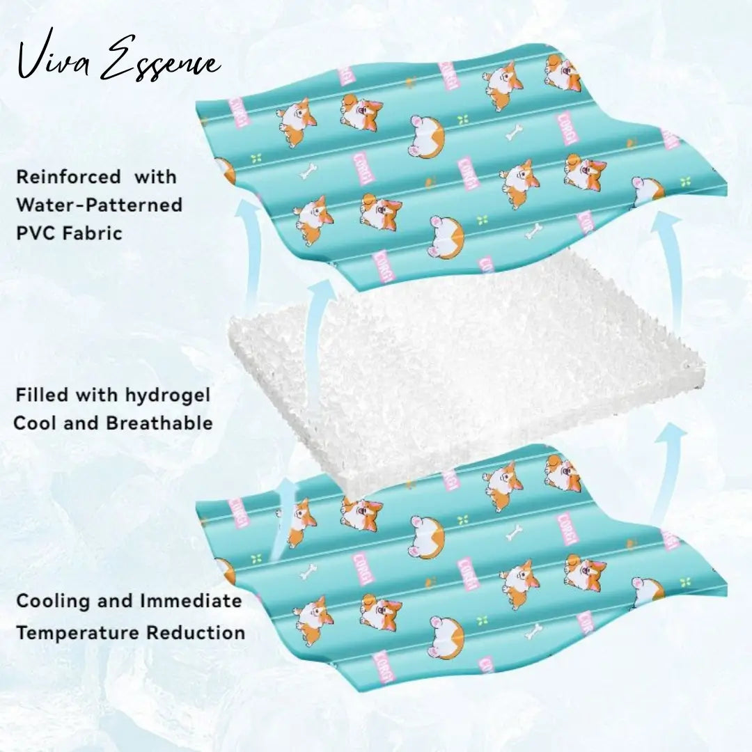Pet Cooling Mat for Instant Heat Relief