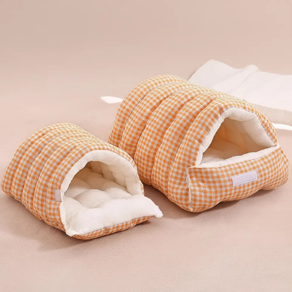Cozy Cave Pet Bed for Security & Warmth